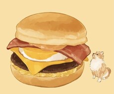 食べ物を美味しそうなイラストで再現します 飲食店のメニューなどにおすすめです
