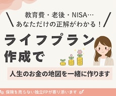 モニター募集：家計改善のご提案をいたします ライフプラン作成＋叶えたい人生をカタチにする提案をいたします