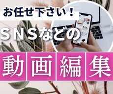 SNSのショート動画を編集します イメージ1