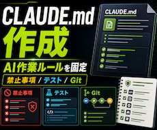 CLAUDE.md作業ルールを作成します AIに任せる範囲と禁止事項を実務向けに文書化します