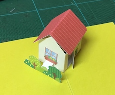 飛び出すカードの展開図を作成します イメージ1