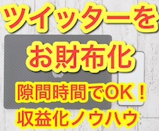 ツイッターをお財布化！半自動化ノウハウ教えます 隙間時間でもできる！収益化ノウハウ！！