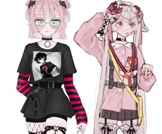 キャラが生き生きして見える立ち絵描きます キャラクターの特徴を抑えた立ち絵を制作します。