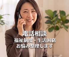 福祉制度・生活困窮お悩み整理します イメージ1