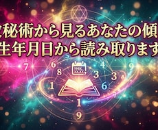 生年月日から「数字のメッセージ」で運気を見ます イメージ1
