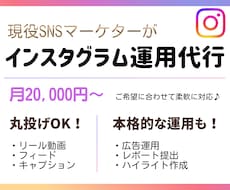 現役SNSマーケターがインスタを運用代行いたします イメージ1