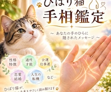 ひばり猫の手相鑑定｜人生・性格・金運を読み解きます イメージ1