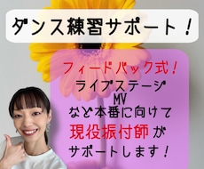 現役振付師がダンス練習サポートします イメージ1