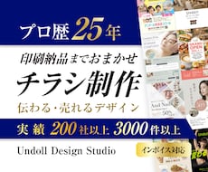 A4チラシ作ります＋印刷・配送まで対応します イメージ1