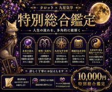 タロットと九星気学で人生を総合鑑定します イメージ1