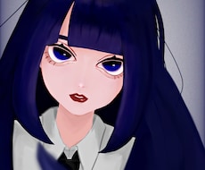 ダーク系の女の子の絵を描きます イメージ1