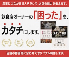飲食店向け求人チラシを制作します イメージ1