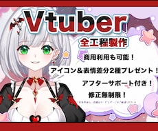 Vtuber用、高品質Live2dモデルを承ります 高品質ラフ案3案提供、修正無制限！ゲーム社在籍プロ絵師担当！