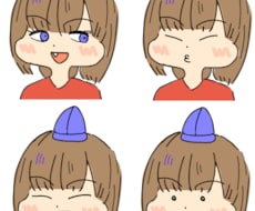 アイコンや動画の字幕キャラのイラスト描きます イメージ1