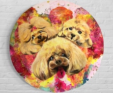 大好きなペット様の似顔絵アートを作成します イメージ1