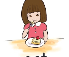 イラストつき英語カードをデザインします イメージ1