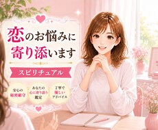 スピリチュアルの観点から恋愛のお悩みお聴きします イメージ1