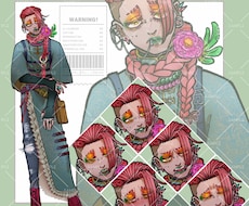 立ち絵イラスト作成します TRPG/IRIAM/オリキャラ(持ち込み可)