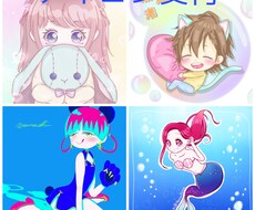 SNS.ゲーム用のアイコン、ヘッダー描きます イメージ1