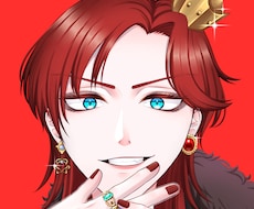 SNSアイコン配信用等カッコいいイラスト制作します イメージ1