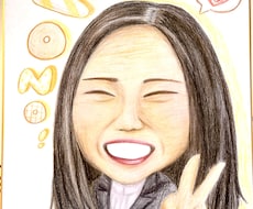 色鉛筆で似顔絵を描きます イメージ1