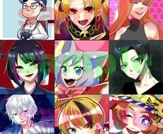 SNSのプロフィアイコン描きます はっきりとした塗りで目立つアイコンはどうですか？