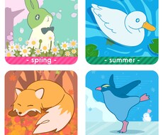 デフォルメキャラクターのイラストを作成します イメージ1