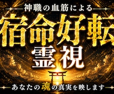宿命好転霊視|死の淵から生還した霊視師が魂を視ます