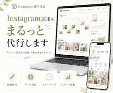 アカウント開設〜運用まで！インスタ１ヶ月代行します イメージ1