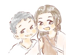 似顔絵描きます のほほんとしたタッチのイラスト似顔絵どうですか？
