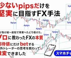 プロの堅実手法★少ないpipsだけを目標にします 私が負け組～最短で専業へたどり着けた、FXの本質★スマホ解説