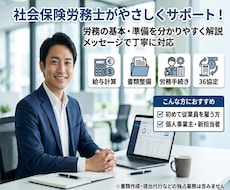 労務のご相談全般ご相談にのります イメージ1