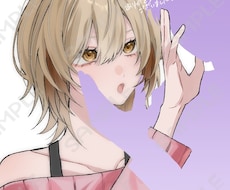 透明感のあるイラストお描きします アイコン、1枚絵、夢絵などご希望に沿って制作します！
