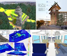 図面を元にして建築・文化財・機械の予想図を描きます イメージ1