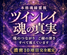 お二人はツインレイ？魂の繋がりから読み解きます イメージ1
