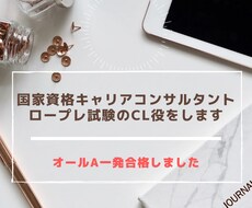 キャリアコンサルタント試験実技のCL役をします キャリコン試験合格サポート✨ロープレの練習相手になります！