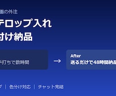 切り抜き動画のフルテロップを入れます イメージ1