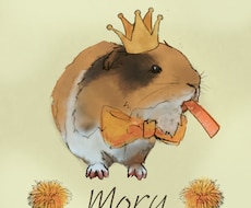 あたたかい絵柄で動物を描きます イメージ1