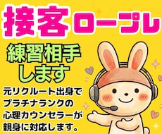 営業・接客・カウンセラーのロープレします イメージ1