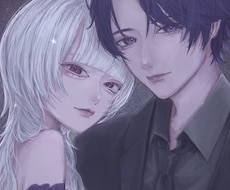 繊細な厚塗りイラスト描きます アイコンや配信背景、MVイラストに。無料オプションも豊富
