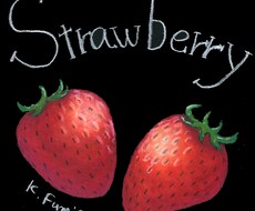 果物・野菜のイラストをチョークアートで描きます イメージ1