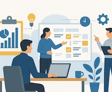 プロジェクト支援します プロジェクト管理、アイディア出し、ブレスト、資料作成