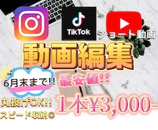 SNS用動画編集します イメージ1