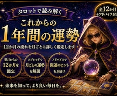 月毎の1年間の運勢占います イメージ1