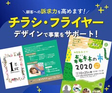 チラシ作成★分かりやすいデザインをお作りします イメージ1