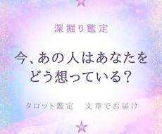 深掘り・相手の本音と関係性を占います イメージ1