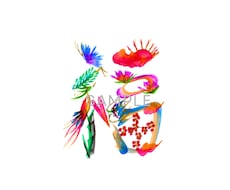 手描きの花文字をデータ（画像）でお届けします イメージ1