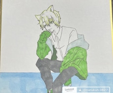 アナログイラストを作成します イメージ1