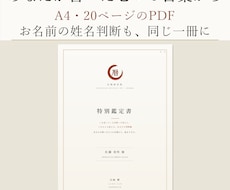 あなたの言葉が入る四柱推命の鑑定書を書きます イメージ1