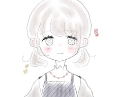 かわいいsnsアイコンお描きします ゆるゆるでふわふわなあなたのアイコン作成！似顔絵としても○